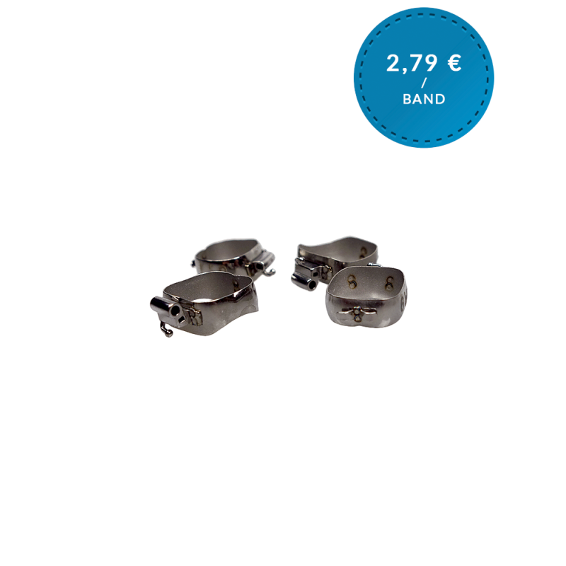 Molar-Bands with Cleat and Tube (FREE UK Shipping)